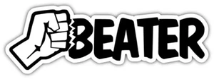Beater Box Fist Sticker Car Bumper Decal - 3'', 5'', 6'' or 8'' - Imagen 1 de 1