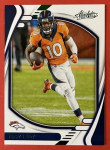 2021 Panini Absolute Jerry Jeudy Denver Broncos #53 Green Foil - Picture 1 of 2
