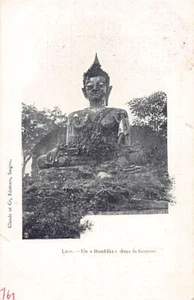 Laos - A statue of Buddha in the bush - Publ. Claude et Co. - Picture 1 of 2
