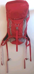 VAUDE Hiking Camping Minimalist 25 Backpacking Backpack Red Grey Hip Belt - Picture 1 of 8