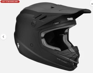 Thor MX Motocross Youth Sector Helmet (Matte Black) M (Medium) - Picture 1 of 4