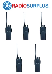5 x Motorola CP200 UHF Radio AAH50RDC9AA2AN and Antenna PMAE4016 only - Picture 1 of 2