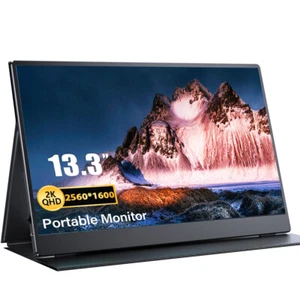 UPERFECT 13,3 Pouces 2K Moniteur Portable 2560x1600 Écran Gaming HDMI USB-C - Photo 1/7