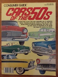 CARS OF THE 50s by Editors of Consumer Guide Cardstock Cover LIKE NEW Fall 1978 - Foto 1 di 2