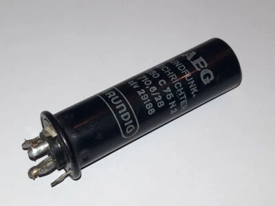 Gleichrichter AEG B 250 C 75 N2 aus Grundig Hi-Fi Zauberklang 3020a -Röhrenradio - Bild 1 von 4