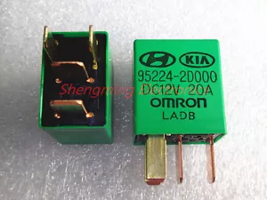 Relé automotriz Omron 95224-2D000-DC12V 20A de 12 V 4 pines 2 piezas - Imagen 1 de 1
