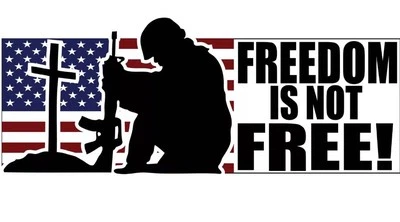 Calcomanía adhesiva 2,75" x 6,75" Ejército Marina Fuerza Aérea Marines POW Freedom Is Not Free Foto 1 de 3