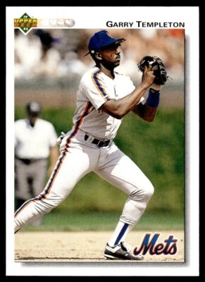 1992 Upper Deck Baseball Card Garry Templeton New York Mets #411 - Image 1 of 2