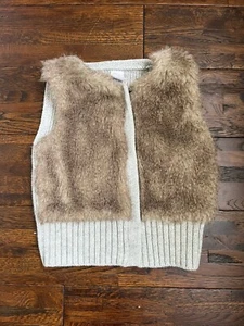 baby Gap Faux Fur Sweater Vest 18-24 months toddler - Picture 1 of 5