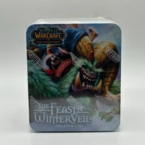WOW TCG The Feast of Winter Veil Collector's Set Tin Sealed Deck Booster 2012 - Picture 1 of 2