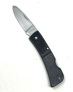 Vintage Gerber USA Portland OR Small Pocket Knife Black Handle 