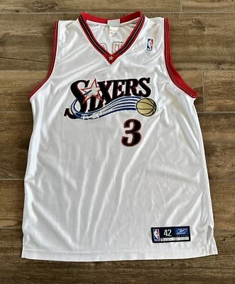 CAMISETA VINTAGE - REEBOK AUTÉNTICA - ALLEN IVERSON - #3 - 76ERS - HOMBRE 42 Foto 1 de 4