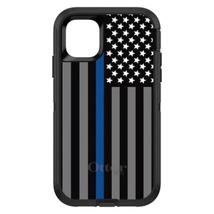 OtterBox Defender for iPhone / Samsung Galaxy - Thin Blue Line Law Enforcement - Picture 1 of 43