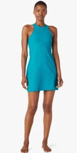 NWT Beyond Yoga Women’s Spacedye Under Lock and Key Dress Teal Blue Size XL - Picture 1 of 7
