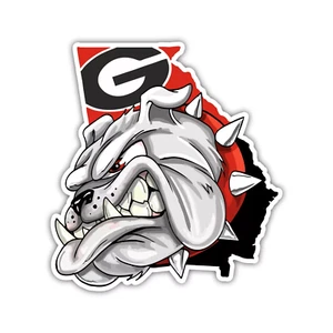 Georgia Bulldogs NCAA Weather Resistant Vinyl Die Cut Sticker Decal 20 - Picture 1 of 1