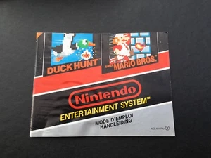 Notice Nintendo NES Mario Bros / Duck Hunt FAH, Trés Bon état #1 - Picture 1 of 1