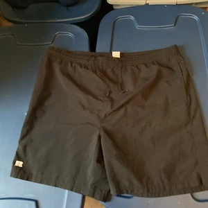 Vintage Men’s size XL Russell Athletics swim trunks bathing suit black B Shorts - Picture 1 of 7