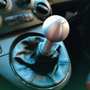 Pomello carbonio Abarth 500 595 695 gear carbon fiber aluminium knob shift - Imagen 1 de 2