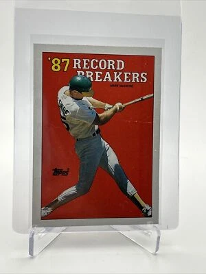 Бейсбольная карточка 1988 Topps Mark McGwire No3 как новая БЕСПЛАТНАЯ ДОСТАВКА - Изображение 1 из 3