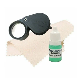 10x 1" Folding Pocket Magnifier Loupe Magnifying Glass Lens USA FAST FREE SHIP - Picture 1 of 3