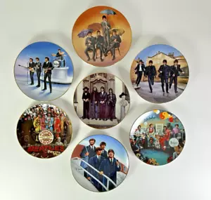 The Beatles Delphi Plates Collector Series Set of 7 - Picture 1 of 15
