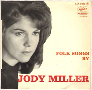 JODY MILLER "FOLK SONGS BY" FOLK ROCK EP 1963 CAPITOL 4-1913 - Picture 1 of 4