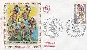 FRANCIA 1972 FDC CAMPIONATI DI MONDO CICLISTA YT 1724 - Foto 1 di 1