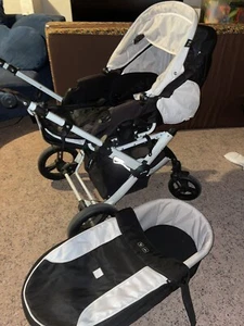 ABC Design Kinderwagen+ Babyschale +Adapter Maxicosi +Regenschutz - Bild 1 von 11
