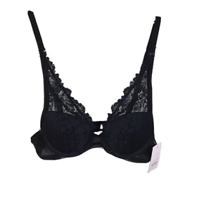 Reggiseno donna Auden nero in pizzo convertibile taglia 32AA - Foto 1 di 4