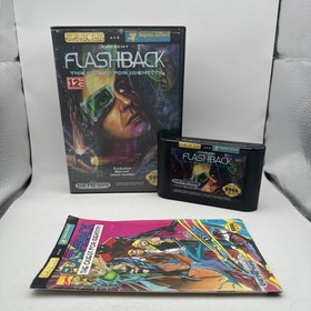 Flashback The Quest for Identity Sega Genesis 1993 CIB Complete w Manual VGC