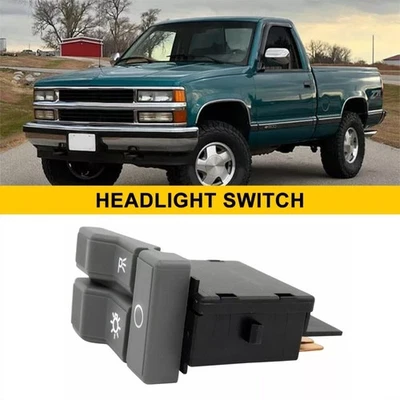 Nuevo control de interruptor de luz y atenuador de faros para camioneta GMC Chevy 1988-1994 Foto 1 de 4