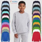 AWDis Kids Sweatshirt Boys & Girls Casual Jumper Plain Leisure Crew Neck TOP