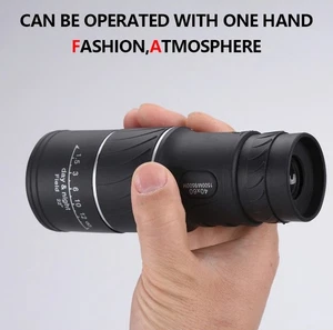 40X60 Monocular Binoculars With High Power Waterproof Night Vision BAK4 Prism - Picture 1 of 10