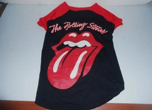 MAGLIETTA TOP PAW THE ROLLING STONES ROCK BAND CUCCIOLO CANE - Foto 1 di 2