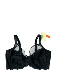 LUVLETTE 85G 38G Bra underwire Black Lace New - Picture 1 of 12