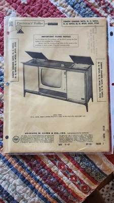 Sam's Photofact File For Zenith TV/Stereo - Image 1 of 4