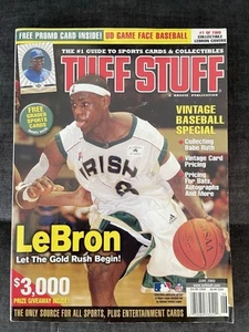 LEBRON JAMES June 2023 TUFF STUFF Magazine Price Guide Cavaliers Rookie Year - Picture 1 of 6