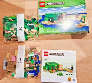 NUEVO LEGO 21254 Minecraft La Tortuga Casa de Playa Construcción Juguete Set 234 Piezas Edad 8+ - Imagen 1 de 4