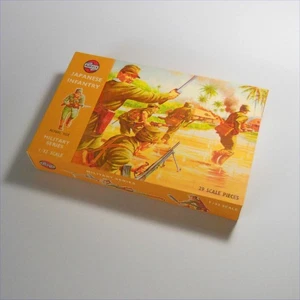 Airfix Empty Military Japanese Infantry Early Brown Repro Box 1:32 Scale #51455 - Picture 1 of 4