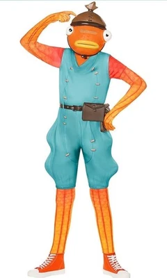Disfraz Fortnite Palo de Pescado Juvenil Mediano 8-10 Espíritu Halloween Máscara Cinturón Guantes Foto 1 de 4