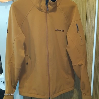 Chaqueta Marmot Para Hombres Mediana Marrón Softshell Gravedad Chaqueta Invierno Ropa Cosas Foto 1 de 4