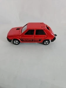 Majorette No. 239 Fiat Ritmo Abarth 2000 Red 1:53 Made in France 1980s Toy Car - Picture 1 of 8