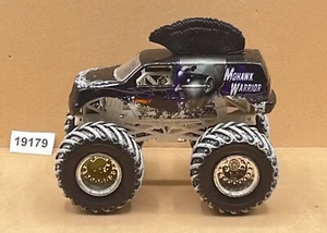 Monster Jam Trucks Mohawk Warrior 1/64 Mattel Diecast Chrome Hubs Hot Wheels - Picture 1 of 2