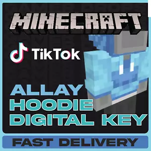 Minecraft - Allay Hoodie - Digital Key - Fast Delivery - TWITCH - Picture 1 of 1