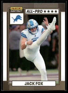 2024 Panini Instant Jack Fox ALL-PRO 1/101 SP Detroit Lions #AP-26 🔥 - Bild 1 von 2