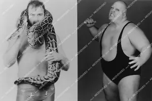 crp-37119 1987 sports wrestling WWF Jake the Snake Roberts & King Kong Bundy crp - Picture 1 of 1