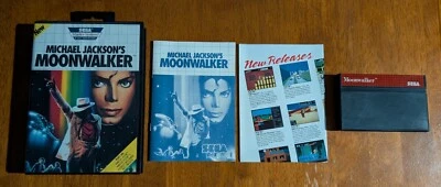 1990 Sega Master System Michael Jackson's Moonwalker CIB *BEAUTIFUL HIGH GRADE* - Image 1 of 4