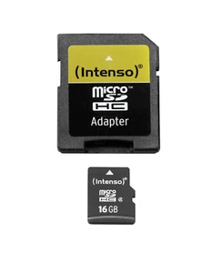 Karta pamięci Intenso Micro SD/SDHC 16 GB Klasa 4, 3403470 - Zdjęcie 1 z 1