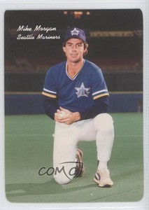1986 Mother's Cookies Seattle Mariners Stadium Giveaway Mike Morgan #25