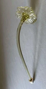 Pieza de araña de flores de vidrio soplado a mano de Murano Italia de colección - Imagen 1 de 5